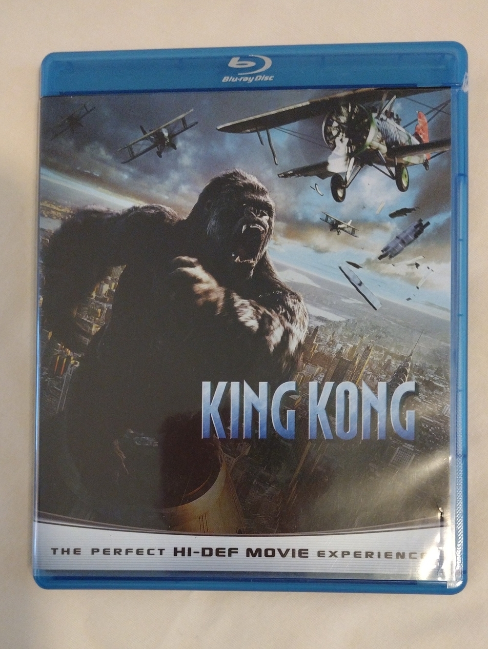 Universal King Kong Blu-ray Disc in Blue Case